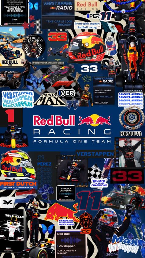 #redbullracing #redbull #f1 #maxverstappen #sergioperez #wallpaper Redbull Poster, Redbull F1, Wallpaper F1, Gp Mexico, Formula 1 Iphone Wallpaper, Bulls Wallpaper, F1 Aesthetic, Anger Photography, Red Bull F1