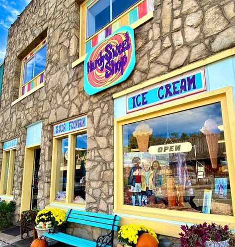 Welcome to Hardy Sweet Shop, the most whimsical candy store located on Main Street in the charming town of Hardy. Childhood Dreams, Homemade Fudge, Soda Fountain, Sweet Shop, Candy Store, Candy Shop, Heart For Kids, Hard Candy, Jelly Beans