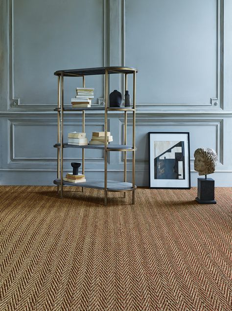 Crucial Trading's Seagrass floorcovering seen here in 'Red Weft' Colourway. #crucialtrading #floorcovering #carpet #homedecor Crucial Trading, House Diys, Sisal Flooring, Seagrass Carpet, Carpet Fitting, Sisal Carpet, Natural Carpet, Natural Flooring, Bathroom Idea