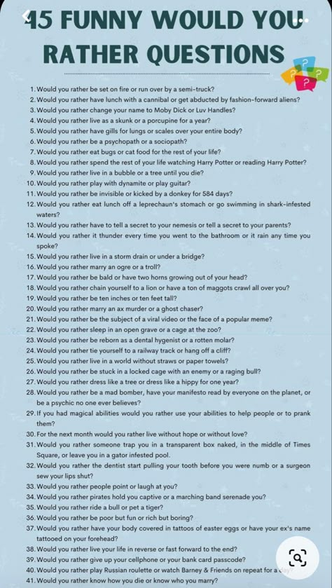 Weird Would You Rather Questions, Would You Rather Questions For Adults Dirty Jokes, 5 Second Rule Game Questions, Would You Rather Questions Funny Hardest, Funny Would You Rather Questions Kids, 5 Second Rule Game, Would You Rather Questions For High School Students, Fun Questions For Kids, Would U Rather Question For Teens