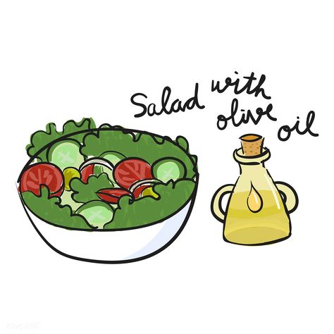 Illustration drawing style of salad | free image by rawpixel.com Salad Drawing, Japanese Food Packaging, Food Doodle, Vegetable Drawing, Doodle Icons, Vegetable Cartoon, Dibujo Simple, Recipe Drawing, Food Doodles