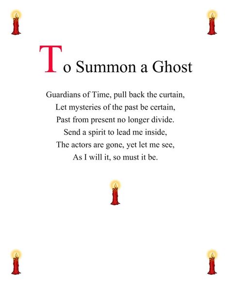 Summoning Spirits Spell, Summoning Spells Demons, Summoning Spells Magic, Spells To Summon Spirits, Ghost Summoning, How To Summon Spirits, Summon Spirits Spell, Spirit Summoning, Ghost Ritual