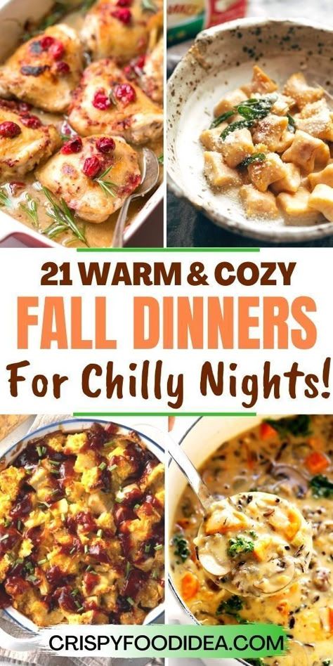 Pin on Fall Food Recipes Fall Food Recipes, Easy Fall Dinner, Easy Fall Dinner Recipes, Easy Fall Dinners, Fall Dinners, Fall Recipes Healthy, Fall Comfort Food, Fall Cooking, Fall Dinner Recipes