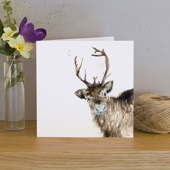 Multi Lingual Christmas Card By Jen Roffe | notonthehighstreet.com Winter Scenes To Paint, John Blockley, Ann Blockley, Christmas Sketch, Painted Christmas Cards, Nature And Animals, Christmas Card Art, Holiday Painting, Watercolour Inspiration