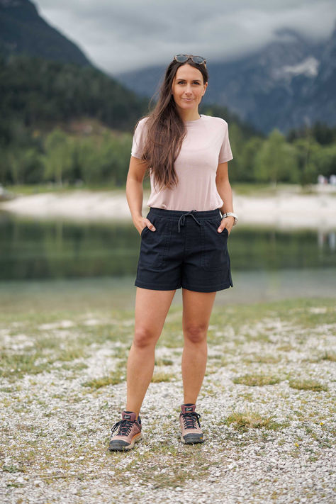 Tired of plain old denim shorts? Introducing our versatile alternative: the all-in-one Voyager Shorts. These shorts are perfect for whatever your weekend holds, and they're even more comfy and flexible than your trusty denim pair. T Hiking Outfit, Be Perfect, All In One, Denim Shorts, Outfit Ideas, Hiking