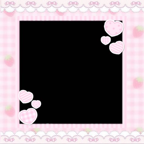 Kawaiicore Border, Coquette Border Png, Cutecore Border, Cutecore Overlay, Kawaii Border, Cute Frame, Frame Edit, Kawaii Core, Overlays Transparent