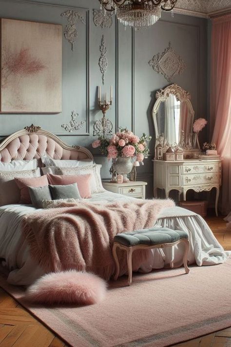 #EstheticianRoomDecoration #AestheticRoomDecoration #AestheticRoomDecorationIdeas #SpaRoomDecoration #AestheticRoomDecorationItems #AestheticRoomDecorationForGirls #FacialRoomDecoration #SpaRoomDecorationIdeas #FacialRoomDecorationIdeas #AestheticRoomDecorationDiy Brigerton Bedrooms, 1800 Bedroom, Pink French Bedroom, French Decor Bedroom, Granny Bedroom, Whimsigoth House, Room For Clothes, Rococo Bedroom, Countryside Bedroom