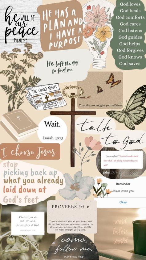 Faith Collage, Bible Verse Collage, Bible Collage, Christian Iphone Wallpaper, Christian Graphics, Wallpaper Bible, Christian Quotes Wallpaper, Christian Wallpapers, Christian Backgrounds