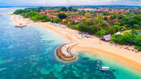 Sanur Beach Bali, Sanur Bali, Bali Resort, Patong Beach, Bali Beaches, Santa Monica Beach, Beaches In The World, Medieval Town, Island Beach