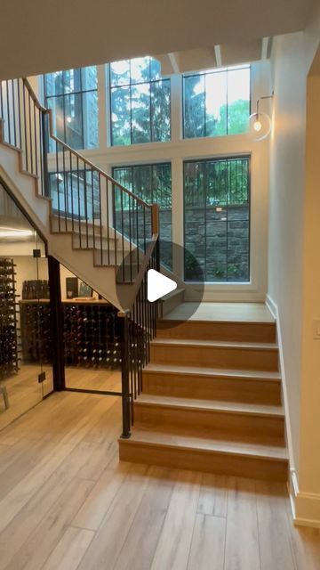 Micheal Conneely on Instagram: "Hitching on to @amystormandco post today on sexy stairs. Here is some video of that stair with its open back. 

#gdbhealthyhome 
#theseguysknowwhattheyredoing

When a high quality build and high quality experience are important to you, choose Greenside. Contact us via ☎️, 📧, or DM. We’d be happy to speak with you. 
708.505.9606
inquiries@greensidedb.com

•

#greensidedesignbuild  #customhomes #Designbuild #buildingscience #luxurybuilder #craftsman #keepcraftalive #newconstruction #remodels #renovations #greenside  #architect #architecture #custombuilder #homebuilder #deconstruction #finehomebuilding #chicagobuilder #kitchensofinsta #builder #buildersofinsta" Staircase Window, Stairs Window, Basement Stairs, Remodels, To Speak, Home Builders, New Construction, Custom Homes, Be Happy