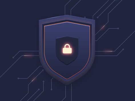 Security Issue by Tom Souverain for Algolia on Dribbble Security Illustration, Lock Illustration, Shield Illustration, Creative App Design, Ui And Ux Design, Logo Shield, Shield Vector, Shield Icon, Ruby On Rails