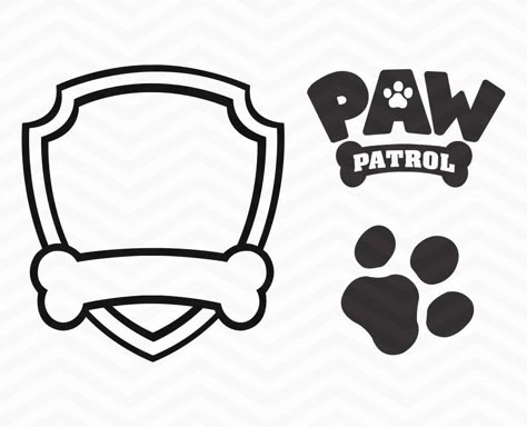 Escudo Paw Patrol, Paw Patrol Svg, Paw Patrol Logo, Paw Patrol Badge, Imprimibles Paw Patrol, Paw Patrol Birthday Shirt, Paw Patrol Shirt, Paw Patrol Cake, Paw Patrol Birthday Party