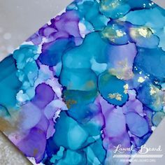 Alcohol Ink Techniques, Ink Video, Artsy Cards, Stampendous Cards, Alcohol Painting, Alcohol Ink Tiles, Stamping Techniques Card Tutorials, Scarf Painting, Alcohol Art