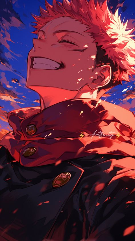 Jujutsu Kaisen Yuji Wallpaper, Jujutsu Kaisen Yuji Itadori Wallpaper, Jjk Wallpaper Itadori, Motorcycle Guy Aesthetic, Itadori Yuji Wallpaper, Yuji Itadori Fanart, Jjk Yuji Itadori, Yuuji Wallpaper, Itadori Yuuji Wallpaper