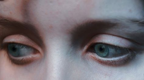 Numb Face Reference, Hooded Eye Reference, Expressive Eyes Photography, Portrait Close Up, Wideset Eyes, Eyes Angles Reference, Eye Angles Reference, Eyes Close Up, Eye Looking Down