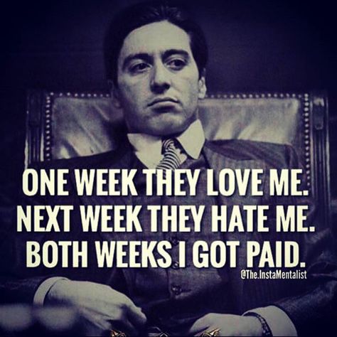 The godfather quotes Mafia Quote, Godfather Quotes, Gangster Quotes, Boss Quotes, Badass Quotes, Positive Life, Life Motivation, A Quote, Wise Quotes