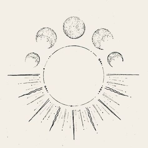 Eye In The Sky Tattoo, Sun Earth Tattoo, Sun And Moon Drawing Ideas, Elegant Sun Tattoo, Sun Moon And Earth Tattoo, Sun And Heart Tattoo, Sun Thigh Tattoos Women, Sun And Moon Tattoo Placement Ideas, Circle Sun Tattoo