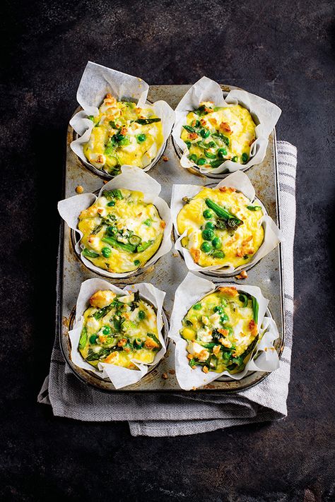 Fast 800 recipes: Asparagus, pea and mint frittata muffins - YOU Magazine Fast 800 Recipes, 800 Calorie Meals, Frittata Muffins, 800 Calorie Diet, Fast 800, Break Fast, Egg Dishes, Frittata Recipes, Calorie Meal Plan