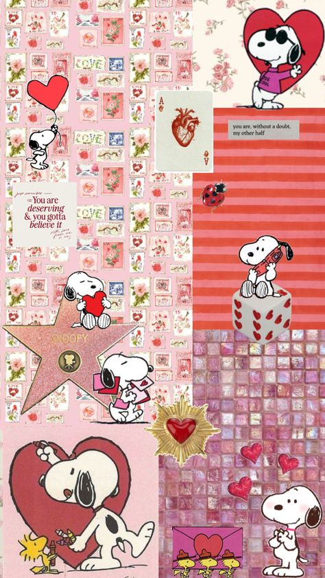 iphone wallpaper, cute wallpaper, valentine's day wallpaper, valentine's day, coquette, collage, shuffle collage Snoopy Collage, Shuffle Collage, Valentine's Day Wallpaper, Snoopy Valentine's Day, Wallpaper Coquette, Care Bears Vintage, Snoopy Valentine, Day Wallpaper, Snoopy Wallpaper