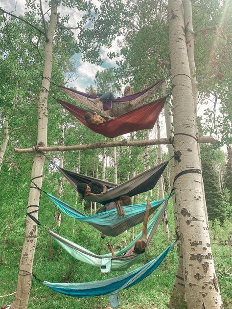 2 Person Hammock, Friends Camping, Hiking Outfits, Camping Aesthetic, Starry Nights, Hippie Life, Summer Plans, Aesthetic Inspiration, Going Viral