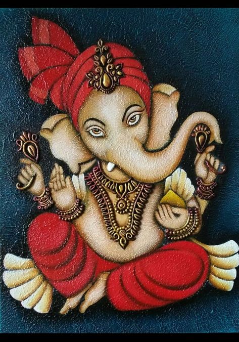 Ganpati Paintings Creative, Ganpati Art, Ganesh Painting, Ganesha Sketch, Ganapati Bappa, Ganesha Drawing, Ganesh Art Paintings, Ganapati Decoration, Yoga Time