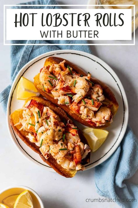 Lobster Roll Connecticut, Connecticut Lobster Roll Recipe, Connecticut Lobster Roll, Lobster Roll Recipe, Lobster Roll Recipes, Grilled Lobster, Brioche Bun, Lobster Salad, How To Cook Lobster