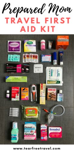 Baby First Aid Kit, Travel Medicine Kit, First Aid Kit Checklist, Diy First Aid Kit, Medicine Kit, Mom Travel, Road Trip Car, Aston Martin Vanquish, Travel Essentials Men