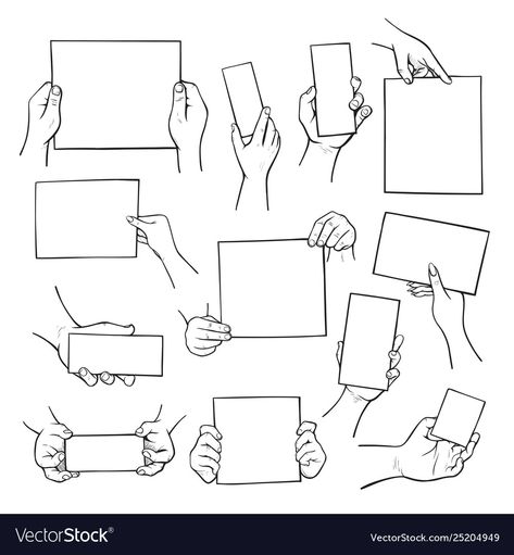 Hand Being Held Out Drawing, Character Holding Something Reference, Hands Opening Drawing, Both Hands Holding Something Drawing, Drawing A Hand Holding Something, Holding A Picture Reference, Hand Holding Purse Drawing, Holding Art Reference, Drawing Hands Holding Something