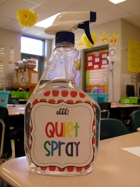 Quiet Spray, Classroom Arrangement, Classroom Behavior Management, Behaviour Management, Classroom Organisation, Childcare Center, Classroom Behavior, Future Classroom, Behavior Management