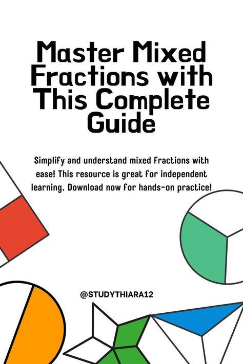 Master Mixed Fractions with This Comprehensive Guide Dividing Mixed Fractions, Preparing For Exams, Mixed Fractions, Printable Math Worksheets, Math Practice, Math Practices, Learning Math, Math Worksheets, Teacher Store