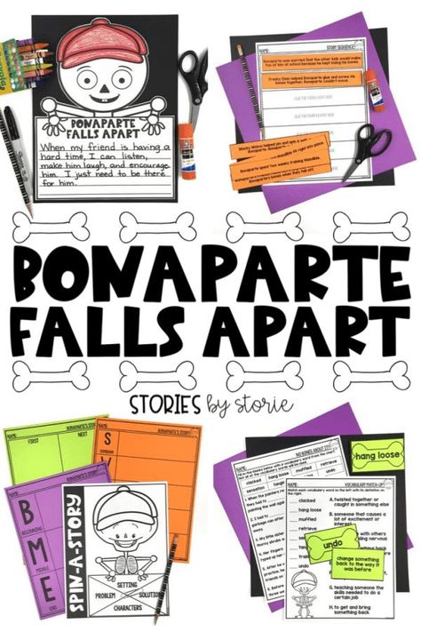 Bonaparte Falls Apart is a story about friendship, humorous mishaps, and creative problem solving. It's sure to be a bone-a-fide hit for Halloween! Here are some activities you can pair with this spooktacular story. Bonaparte Falls Apart, Story About Friendship, Pocket Chart Center, Autumn Teaching Ideas, Fall Classroom Decorations, Halloween Stories, Fall Kindergarten, Teaching Social Skills, Struggling Students