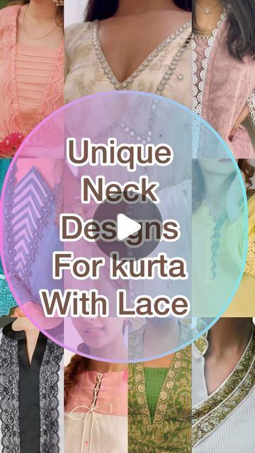 11K likes, 44 comments - dupattastic on January 24, 2024: "Explore endless elegance with these captivating kurta neck patterns with beautiful lace 👗✨ ..." Dupatta Kurti Design, Neck Designs For Net Dress, Unique Design For Kurti, Neck Designs With Laces For Suits, Kurta Lace Design, Back Neck For Kurti, Neck And Sleeves Designs For Suits, Lace Dress Design 2024, Kurta Neck Patterns