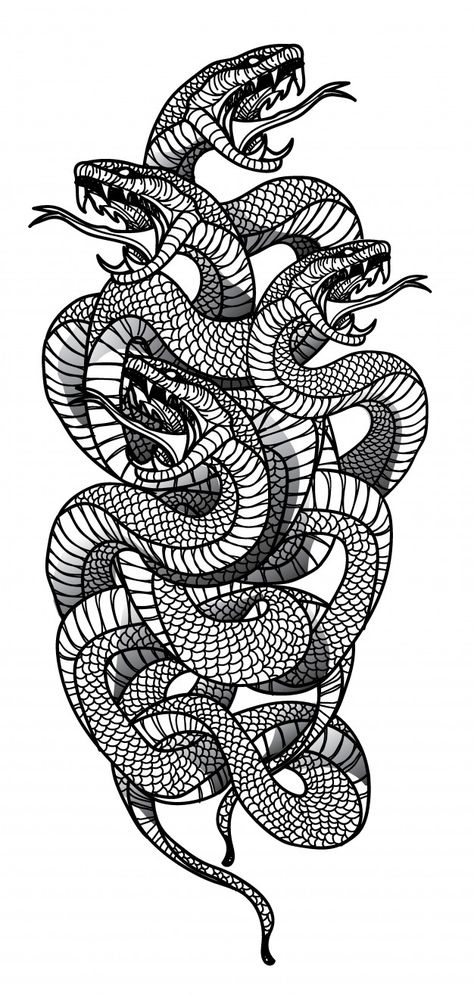 Snake Hand Drawing, Snake Drawing, Snake Art, Snake Tattoo, Hand Drawing, Tattoo Styles, Beautiful Tattoos, Leg Tattoos, Tattoo Drawings