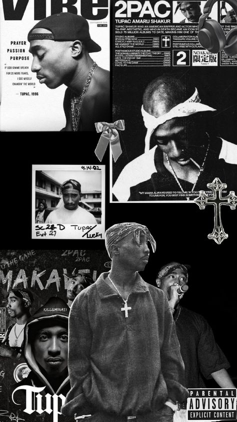 #2pac #tupacshakur #hiphop #rapper Tupac Wallpaper Aesthetic Black And White, 2poc Wallpaper, Tupac Biggie Wallpaper, Rap Artists Aesthetic Wallpaper, Tupac Collage Wallpaper, Tupac Wallpaper Laptop, 2pac Wallpaper Aesthetic, 50cent Wallpaper, Tupac Shakur Aesthetic