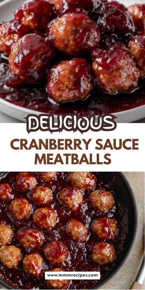 Looking for an easy Christmas dinner idea? These cranberry sauce meatballs blend sweet and savory flavors for the ultimate holiday appetizer or main dish. Perfect for gatherings! Chili Sauce Meatballs Crockpot, Super Bowl Meatballs Appetizers, Recipes For Cranberry Sauce, Meat Appetizers Crockpot, Meat Ball Sauce Recipe Easy, Meatballs Main Dish, Meatballs And Cranberry Sauce, Meatball Cranberry Chili Sauce, Christmas Appetizers Meatballs