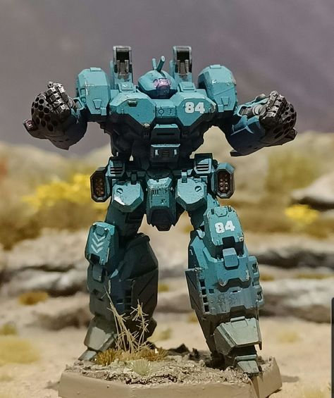 Painted Battletech Miniatures, Mech Diorama, Battletech Art, Battletech Miniatures, Battle Mech, Robot Reference, Space Armor, Battle Tech, Heavy Gear