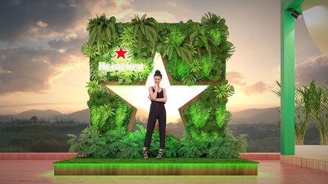 Heineken PROJETO - OUTLAND :: Behance Heineken Event, Beer Display, Architecture Branding, Vray Render, Art Architecture, Photo Op, Photoshop Adobe, Freelancing Jobs, Go Green