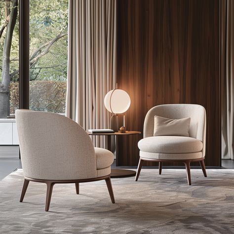 Boaton is a beautiful and comfy armchair 🤍 Voco Hotel, Glamour Interiors, Luxury Office Furniture, Luxury Sofa Modern, Beige Armchair, Comfy Armchair, Luxury Dining Chair, Sofa And Chair, Chairs Dining Room