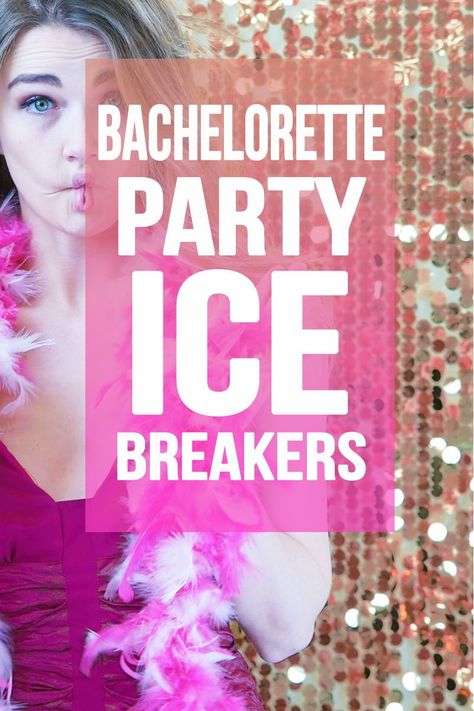 Start your bachelorette party with some ice breakers! Gather everyone around a table and start the bachelorette fun with what you all know about the bride. Then move onto would you rather bridal edition! The whole party will have a great time and make some long lasting memories. Remember to just have fun with these ice breakers! Party Ice Breakers, Bridal Party Sashes Bachelorette, Positive Work Culture, Bachelorette Dares, Bachelorette Koozies, Diy Bachelorette, Bachelorette Diy, Icebreaker Questions, Bachelorette Balloons