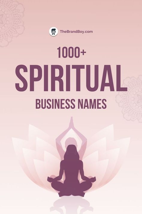 Are you interested in starting a spiritual business? There are so many different metaphysical, and spiritual businesses that it may be overwhelming and people love to connect with them. You can also do the same! #names #spiritalbusiness #spiritual #business Unique Spiritual Words, Spiritual Names For Instagram, Hindi Brand Name Ideas, Christian Names For Business, Unique Names For Business With Meaning, Hindi Names For Business, Holistic Healing Business Names, Unique Company Names With Meaning, Yoga Business Names