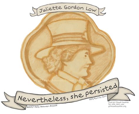 Juliette Gordon Low, Robert Baden Powell, Baden Powell, She Persisted, Nevertheless She Persisted, Girl Scout Juniors, Brownie Girl Scouts, Girl Scout Troop, Girl Scout Cookies