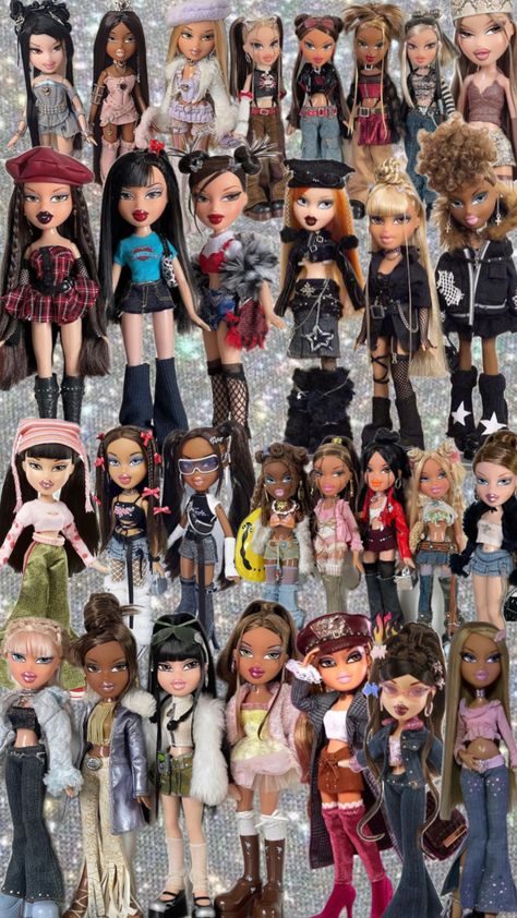 #bratz #bratzaesthetic #bratzdoll #aesthetic #y2k #style #moodboards #styleinspo Bratz Aesthetic, Y2k Bratz, Aesthetic Y2k, Y2k Style, Dolls, Halloween