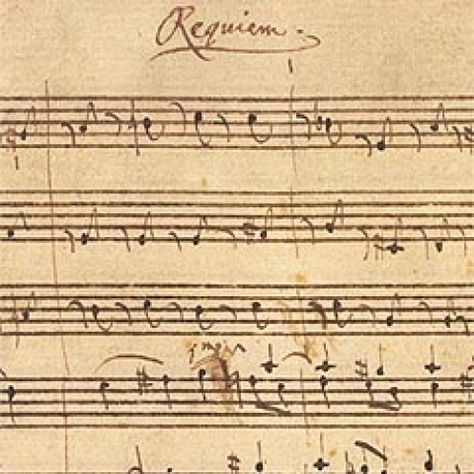 Few musical compositions have aroused as much awe and sense of mystery as Mozart's Requiem Mass.  This is due not only to the unique power and genius of the music but also to the circumstances surrounding its creation.  Reams of paper have been... Lacrimosa Mozart, Mozart Requiem, Musical Composition, Amadeus Mozart, D Minor, Royal Aesthetic, Petite Section, Music Composition, Music History