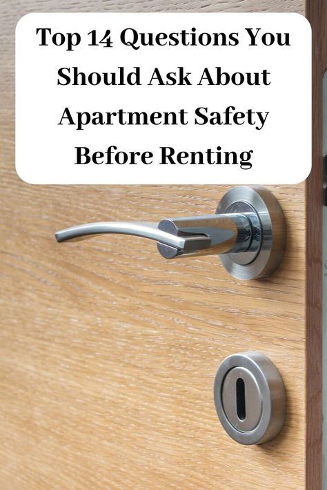 Apartment Safety Hacks, Apartment Safety Tips For Women, Renting Apartment, Diy Home Decor For Apartments Renting, Apartment Safety, Rental Hacks, Safety Hacks, Apartment Security, Campus Apartment