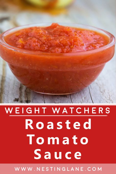 Ww Vegetarian, Sugar Free Tomato Sauce, Healthy Sauce, Healthy Sauces, Roasted Tomato Sauce, Mexican Snacks, Pasta Chicken, Spicy Salsa, Tomato Sauce Recipe