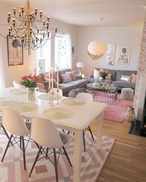 Shabby Chic Dining Room, Chic Dining Room, Shabby Chic Dining, Apartment Living Room Design, Small Living Room Decor, Chic Living Room, Elegant Living Room, Elegant Living, Living Room Colors