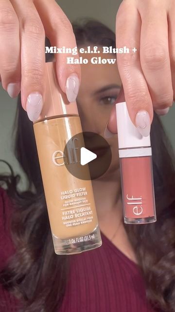 Liquid Makeup Tutorials, How To Use Elf Halo Glow, Elf Blush Liquid, How To Put On Liquid Blush, Halo Glow Elf, Elf Camo Blush, Elf Camo Liquid Blush, How To Use Liquid Blush, Elf Liquid Blush