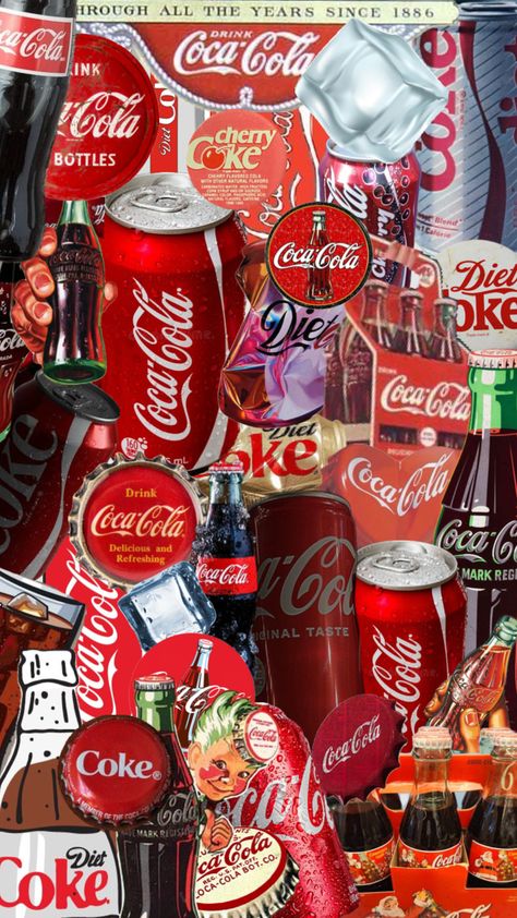 #coke #cocacola #wallpaper Coke Wallpaper, Soda Wallpaper, Coke Aesthetic, Cola Wallpaper, Diet Coke Wallpaper, Coke Cola Aesthetic Wallpaper, Vintage Coke Aesthetic, Retro Coke Poster, Coca Cola Wallpaper