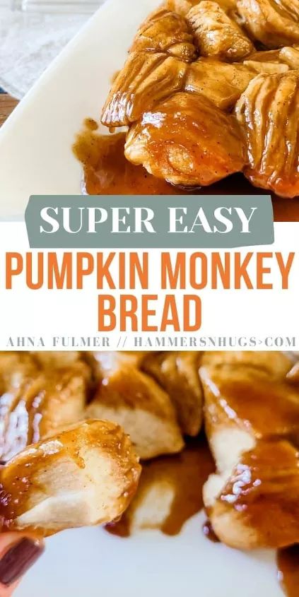 Easy Pumpkin Monkey Bread | Foodtalk Pumpkin Monkey Bread Easy, Pumpkin Monkey Bread Recipe, Pumpkin Monkey Bread, Easy Monkey Bread, Monkey Bread Recipe, Pumpkin Spice And Everything Nice, Roasted Vegetable Recipes, Family Breakfast, Easy Party Food