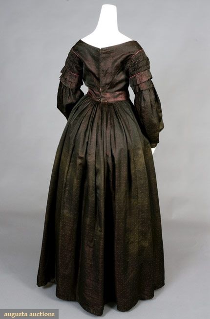 Romanticism Fashion, 1800s Dresses, 1830s Fashion, Augusta Auctions, Romantic Era, Romantic Period, 1800s Fashion, Historic Clothing, 19th Century Fashion